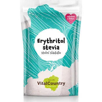 Přisada na vaření a pečení Vital Country Erythritol stevia 500 g