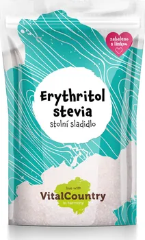 Sladidlo VitalCountry Erythritol stevia 500 g
