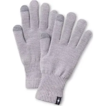 Rukavice pletené rukavice SMARTWOOL LINER GLOVE, light gray heather - L