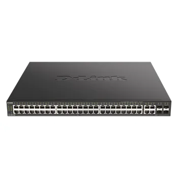 Switch D-Link DGS-2000-52MP Managed PoE switch, 48x GbE PoE+, 4x RJ45/SFP, PoE 370W DGS-2000-52MP