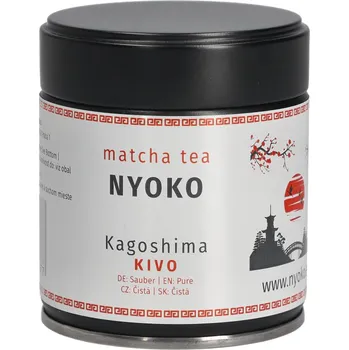 Čaj Japan Matcha Nyoko Kagoshima Kivo BIO v dóze - zelený čaj