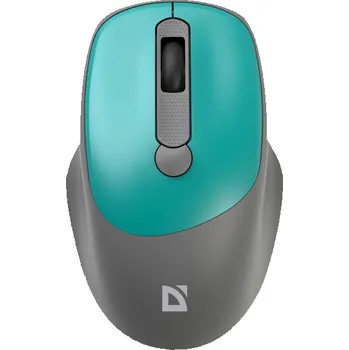 Myš Defender Myš bezdrátová, FEAM MM-296, tyrkysová, optická, 1600DPI 52294