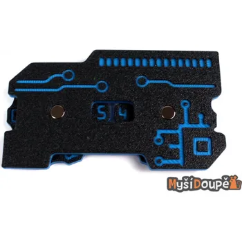 Příslušenství k deskovým hrám Myší Doupě Univerzální počitadlo bodů: scifi - modré