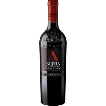 Víno Alpha Estate červené suché víno RED (S.M.X) 2021 14,5% 750ml