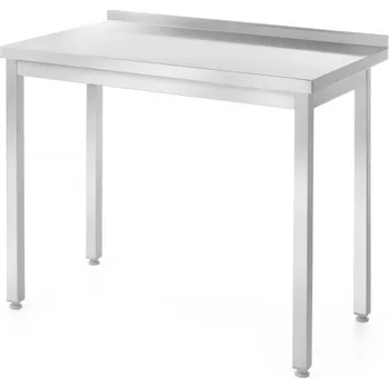 Dílenský stůl Gastrofans Přístěnný stůl, šroubovaný, hloubka 600 mm, Kitchen Line, 1000x700x(H)850mm