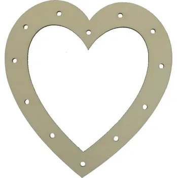 Srdce prošívací prázdné