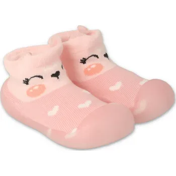 Capáčky Botičky Befado 002P036 růžová srdce 22