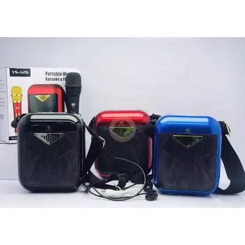 KARAOKE YS-A26,PŘENOSNÉ REPRO S BEZDRÁTOVÝM MIKROFONEM (Bluetooth reproduktor s bezdrátovým mikrofonem.)