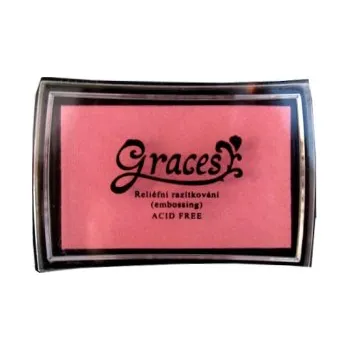 Poduška pro reliéfní razítkování (embossing) - růžová