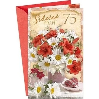 ARGUS Přání k narozeninám 75 15-6395c75