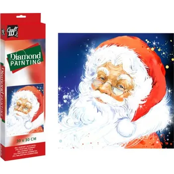 Diamantové malování Diamantový obrázek - Santa Claus 30 x 30cm - CR8009/GE