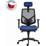 Kancelářské ergonomické křeslo Powerton Tina, tmavě modré