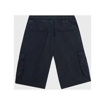 Dámské kraťasy Guess Šortky z materiálu L2RD01 D3XN0 Tmavomodrá Regular Fit 8Y