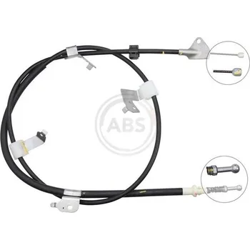 Lanko parkovací brzdy Tažné lanko, parkovací brzda A.B.S. ABSK12069