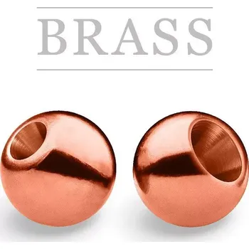 Knápek Brass Beads Regular Copper