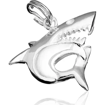 Šperk Stříbrný přívěsek 925 - dravý žralok