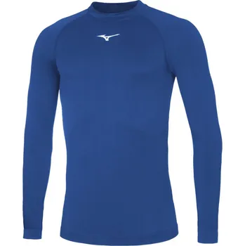 Pánské termoprádlo Pánské spodní prádlo Mizuno Core Long Sleeve Underwear - Royal-White Velikost: L