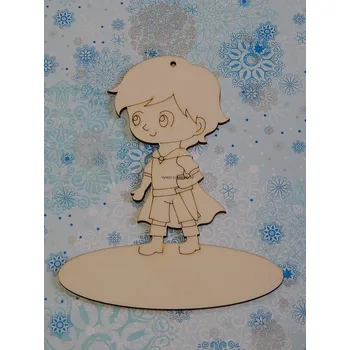 Překližka Výřez z překližky, L49, CEDULKA-PRINC, 16,2x13,4cm, 1ks