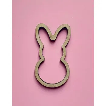 Dřevěný výřez zajíček I.