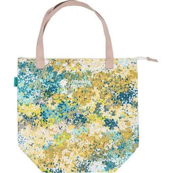 Cestovní adaptér Monkey Mum® Malá látková taška pro doplňky Carrie - Rozkvetlá louka