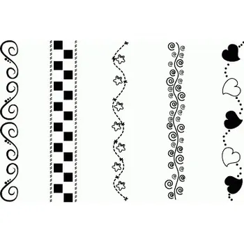 Dětské razítko Gelová razítka- Bordury