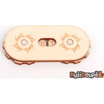 Příslušenství k deskovým hrám Myší Doupě Univerzální počitadlo bodů: slunce - přírodní