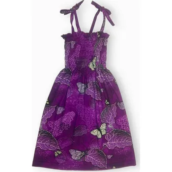 Dívčí šaty dosupliku Dívčí šaty fialový motýl 122/128