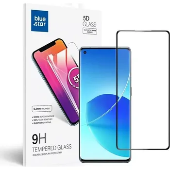 Blue Star 5D tvrzené sklo pro OPPO Reno6 Pro 5G (full glue/case friendly), černé