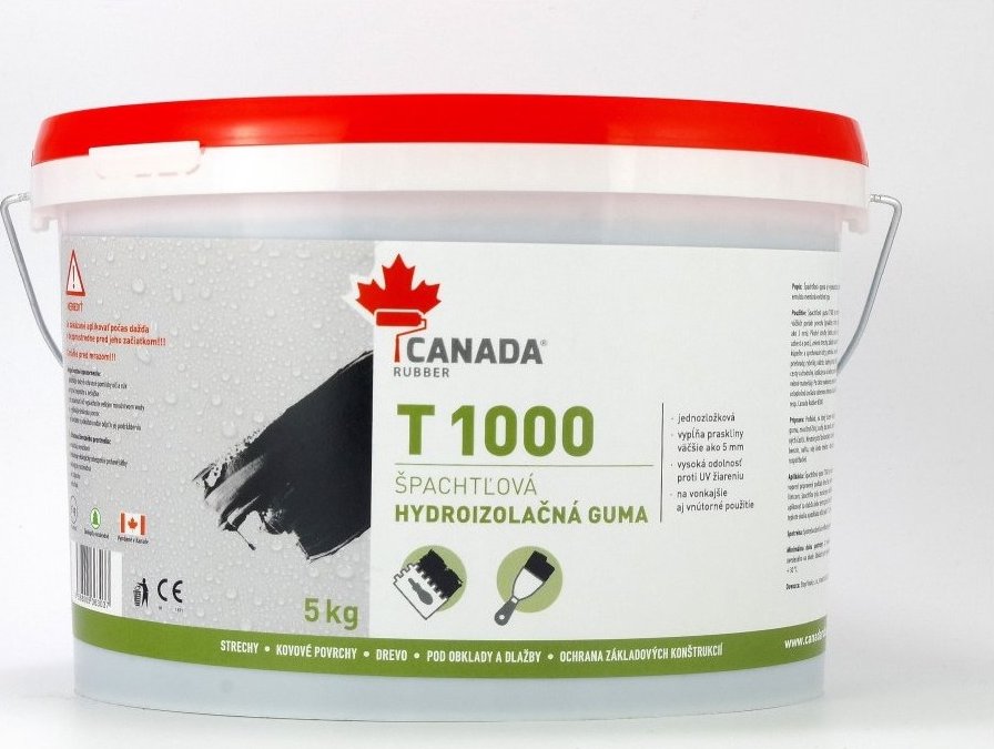 Tekutá hydroizolace Canada Rubber T1000 5kg
