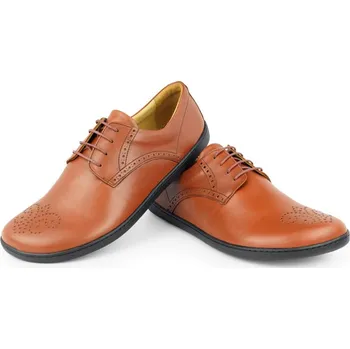 Pánské polobotky ZAQQ PEAQ Brogue black, cognac 37-48 NAPPA/NAPPA Dvouvrstvá hlazená kůže Černá 37