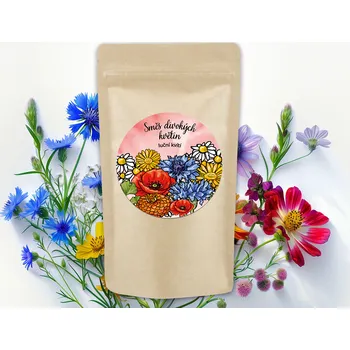 Travní směs SMĚS DIVOKÝCH LUČNÍCH KVĚTIN hmotnost: 250 g