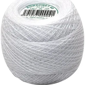 Příze Kordonet bílá - 60