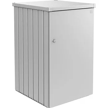 Zahradní úložný box Úložný box na odpadové nádoby ALEX Biohort Barva: Stříbrná metalická, Varianta: ALEX 1 na 1 nádobu