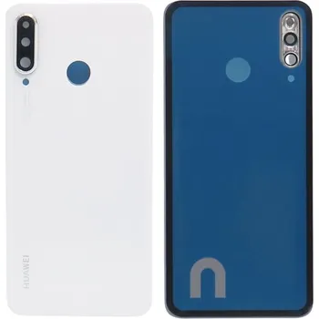Náhradní kryt pro mobilní telefon Huawei P30 Lite - Kryt zadní + kryt fotoaparátu, barva bílá