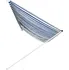 Markýza Zatahovací markýza ocelový rám/polyester 400 x 150 cm, modrá/bílá 