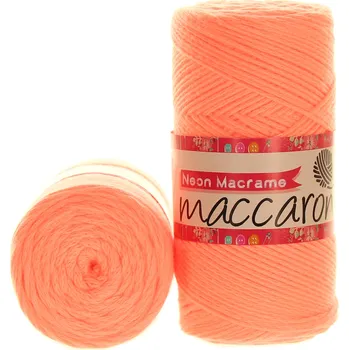 Příze Neon Macrame 008 neon lososová