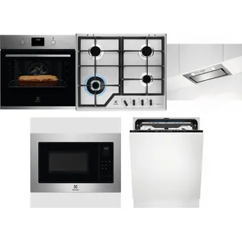 Set domácích spotřebičů ELECTROLUX KOFGH70TX + ELECTROLUX KGS64362XX + ELECTROLUX LFG716X + ELECTROLUX EMS4253TEX + ELECTROLUX EEM69410L
