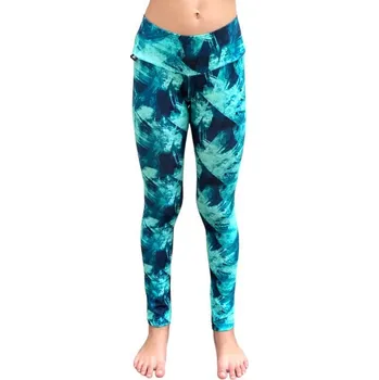 Dívčí legíny Dívčí funkční legíny modro-zelené - 140