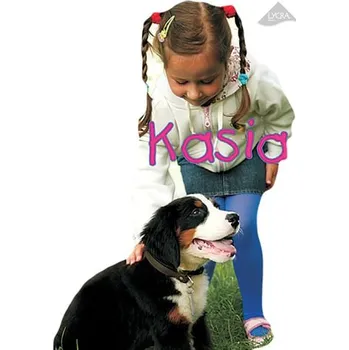 Dívčí punčocháče Kasia KNITTEX modrá světlá 128/134