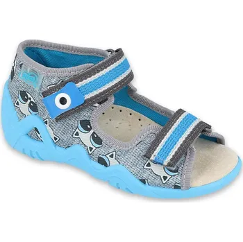 Chlapecká obuv BEFADO 350P022 chlapecké sandálky šedé mýval 18 350P022_18