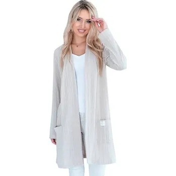 Dámský svetr Dámský kardigan 1166 HAJDAN tyrkys světlá M