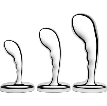 Dildo b-Vibe Stainless Steel P Spot Training Set Silver