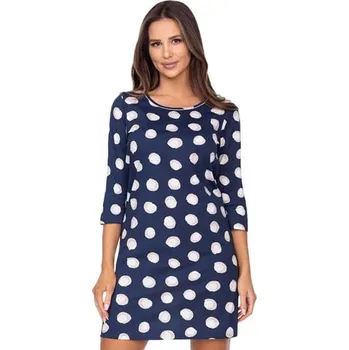 Dámská noční košile Dámská noční košile 092/22 REGINA granát (modrá) L