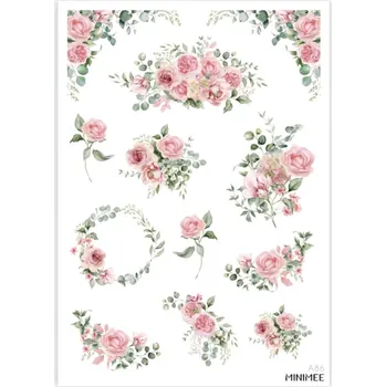 samolepka Samolepky MINIMEE - Sbírka romantických růží