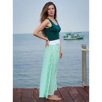 Dámská sukně Dlouhá sukně proužkovaná s kapsami Velikost: XL