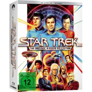 Blu-ray film Star Trek I-IV - 4-Movie Collection 4K, 8 UHD Blu-ray (DE)