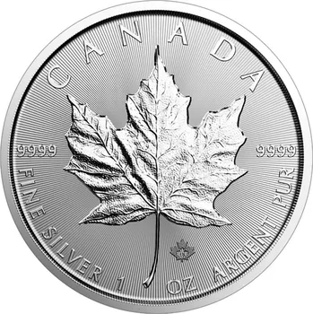 Royal Canadian Mint Canadian Maple Leaf stříbrná mince 1oz 2018