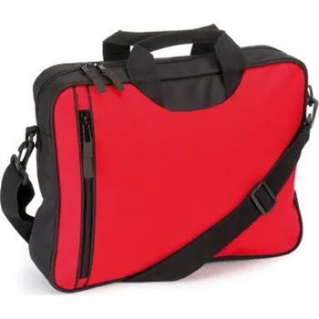 L-Merch Amsterdam Taška na dokumenty NT6157 Red-Black 36,5 x 7 x 29 cm