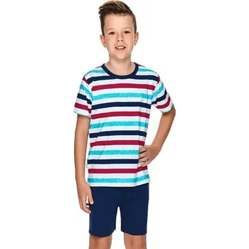 Chlapecké pyžamo Chlapecké pyžamo Luka 2744/2745/2 TARO granát (modrá) 116