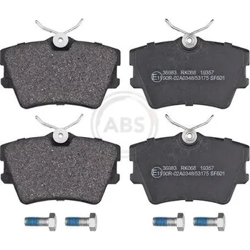 Brzdová destička Sada brzdových destiček, kotoučová brzda A.B.S. 36983